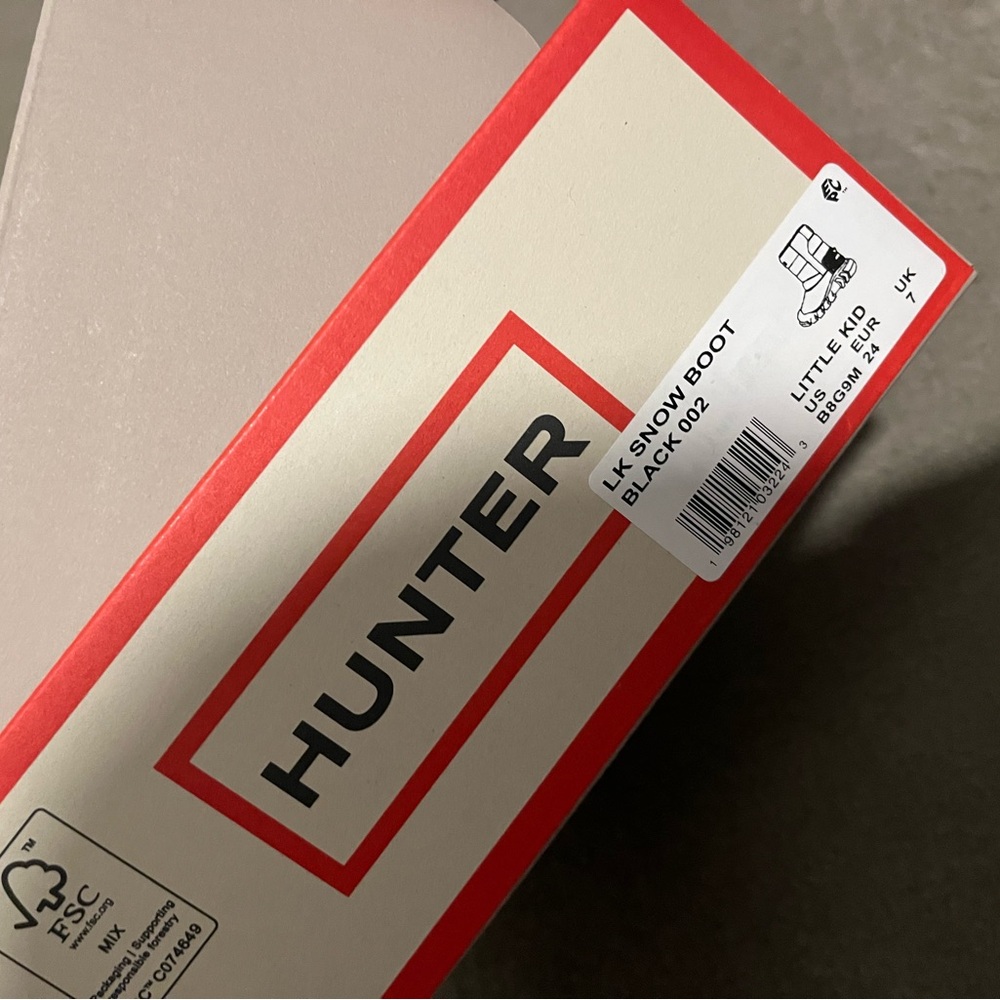 Hunter Black LK Snow Boots